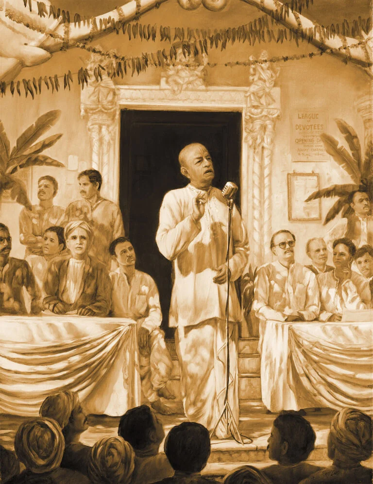 Srila Prabhupada in Jhansi